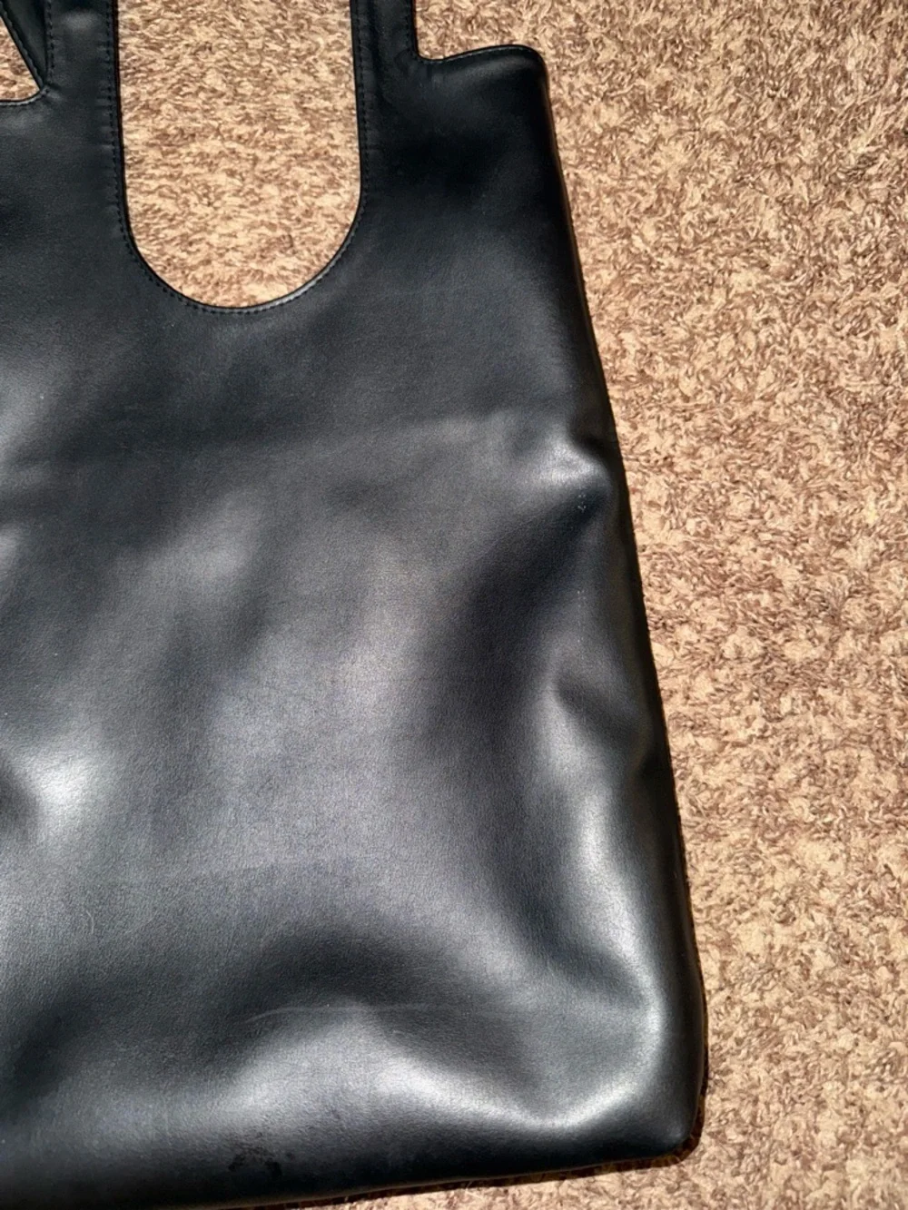Santos By Monica Dolores Square Tote Black